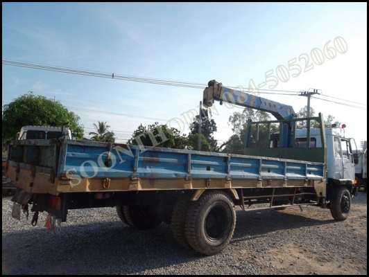 ขายด่วน รถบรรทุก 6 ล้อ MITSUBISHI FK455 160 แรง ติดเครน TADANO 3.5 ตัน 4 ปลอก ท้อง V สภาพสวยพร้อมใช้ ราคาสุดคุ้ม