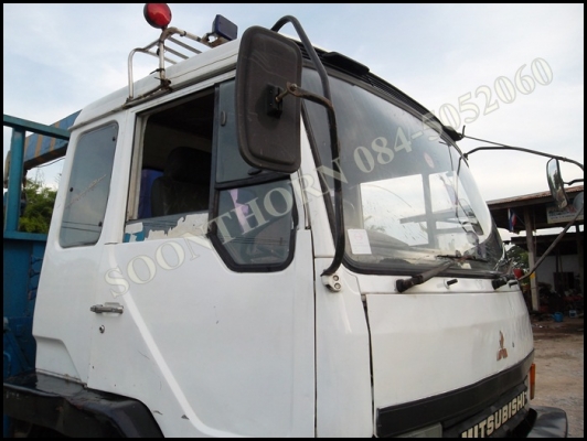 ขายด่วน รถบรรทุก 6 ล้อ MITSUBISHI FK455 160 แรง ติดเครน TADANO 3.5 ตัน 4 ปลอก ท้อง V สภาพสวยพร้อมใช้ ราคาสุดคุ้ม