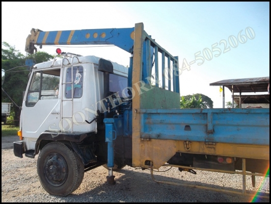 ขายด่วน รถบรรทุก 6 ล้อ MITSUBISHI FK455 160 แรง ติดเครน TADANO 3.5 ตัน 4 ปลอก ท้อง V สภาพสวยพร้อมใช้ ราคาสุดคุ้ม