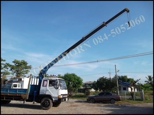 ขายด่วน รถบรรทุก 6 ล้อ MITSUBISHI FK455 160 แรง ติดเครน TADANO 3.5 ตัน 4 ปลอก ท้อง V สภาพสวยพร้อมใช้ ราคาสุดคุ้ม