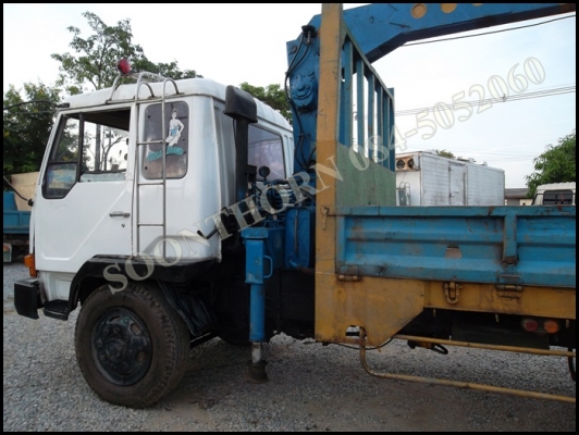 ขายด่วน รถบรรทุก 6 ล้อ MITSUBISHI FK455 160 แรง ติดเครน TADANO 3.5 ตัน 4 ปลอก ท้อง V สภาพสวยพร้อมใช้ ราคาสุดคุ้ม