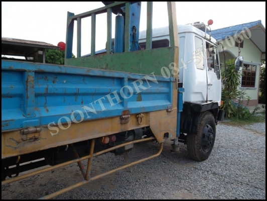 ขายด่วน รถบรรทุก 6 ล้อ MITSUBISHI FK455 160 แรง ติดเครน TADANO 3.5 ตัน 4 ปลอก ท้อง V สภาพสวยพร้อมใช้ ราคาสุดคุ้ม