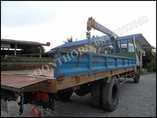 ขายด่วน รถบรรทุก 6 ล้อ MITSUBISHI FK455 160 แรง ติดเครน TADANO 3.5 ตัน 4 ปลอก ท้อง V สภาพสวยพร้อมใช้ ราคาสุดคุ้ม