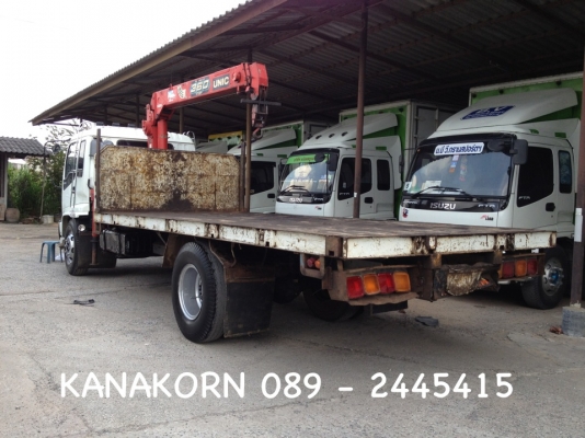 ขาย ISUZU DECA FTR 200 แรงม้า EURO 2 รถปี 2549 รถ 6 ล้อเฮี๊ยบ UNIC 3 ตัน 3 ปอก