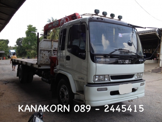 ขาย ISUZU DECA FTR 200 แรงม้า EURO 2 รถปี 2549 รถ 6 ล้อเฮี๊ยบ UNIC 3 ตัน 3 ปอก