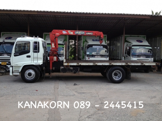 ขาย ISUZU DECA FTR 200 แรงม้า EURO 2 รถปี 2549 รถ 6 ล้อเฮี๊ยบ UNIC 3 ตัน 3 ปอก