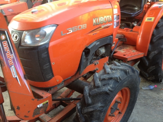 ขายคูโบต้า L3608 ตรงรุ่น ใบดันหน้าตราช้าง พันกว่าชั่วโมง