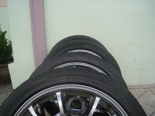 ขายล้อแม็ก Advanti Motor Rismo 17"x7" 5/114 et40 + ยางปี10-12(081-3747940)