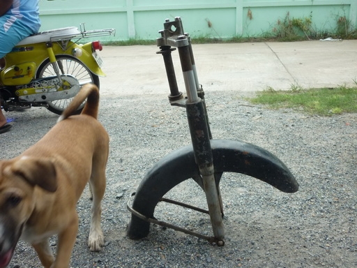 อะไหล่ K125 ตะแกรงหลัง+โชคหน้า+ถังจีเจ๊ด