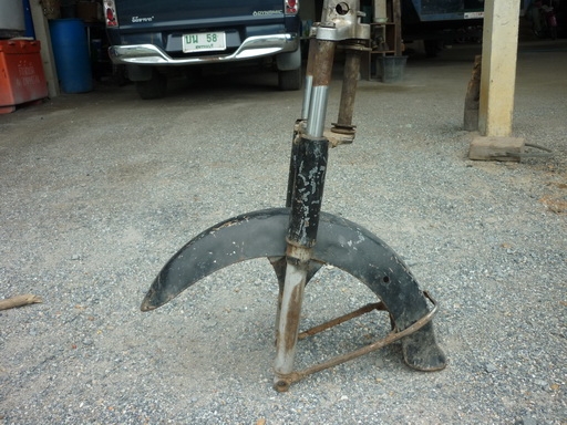 อะไหล่ K125 ตะแกรงหลัง+โชคหน้า+ถังจีเจ๊ด