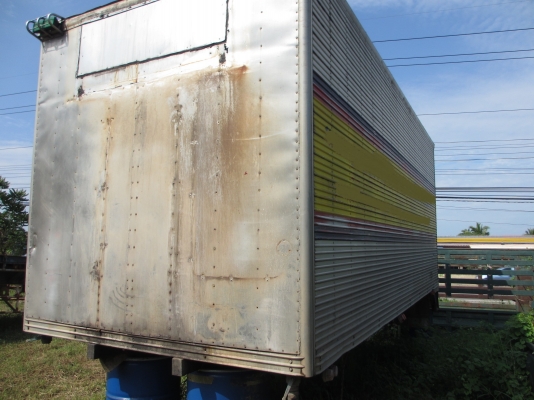 ขายตู้เย็นอลูมิเนียม เพิ่งถอดออกจากรถ ใส่ผลไม้มาก่อน