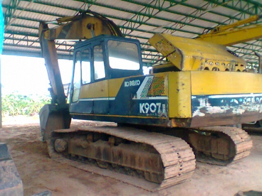 ขายรถแบคโฮ KOBELCO  sk  907 M  2  เอกสารเล่มทะเบียนรถสวยพร้อมใช้