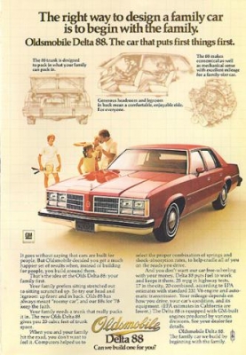 American Full Size Oldsmobile Delta88 Engine V8