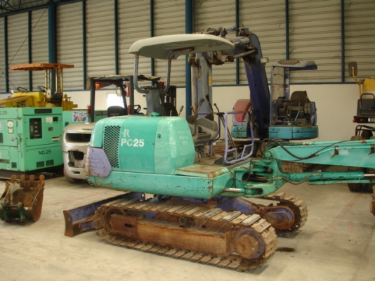 Komatsu PC25-1 + ไลน์หัวเจาะ นำเข้าจากญี่ปุ่น สวย ๆ ราคาไม่แพงครับ