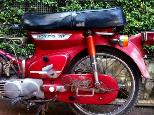 ขาย honda C70ka ทะเบียนพร้อมเอกสารชุดโอน สีเดิมครบ สภาพสวยครับ สระบุรีจ้า