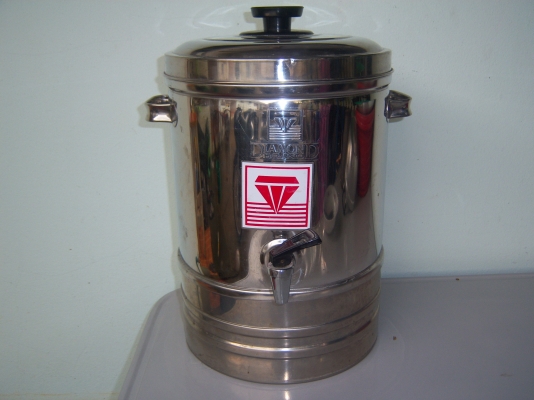 ขายคูลเลอร์ใส่น้ำสแตนเลส ตราเพชร 15 ลิตร