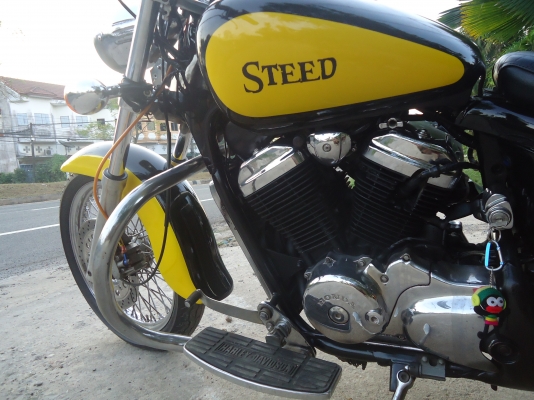 หนุ่ม ปราจีน : ขาย-แลก Steed 400 ถังใหญ่ แต่งสวย อินวอย+สรรพสามิต