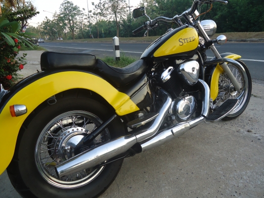 หนุ่ม ปราจีน : ขาย-แลก Steed 400 ถังใหญ่ แต่งสวย อินวอย+สรรพสามิต