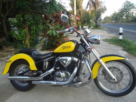 หนุ่ม ปราจีน : ขาย-แลก Steed 400 ถังใหญ่ แต่งสวย อินวอย+สรรพสามิต