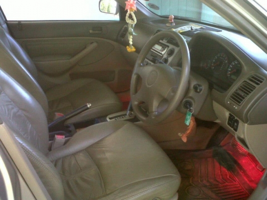 2002 HONDA, CIVIC 1.7 EXi โฉม Dimention สีบรอนซ์ทอง เกียร์ออโต้ ทะเบียน กรุงเทพฯ 2002 HONDA, CIVIC 1.7 EXi โฉม Dimention สีบรอนซ์ทอง เกียร์ออโต้ ทะเบียน กรุงเทพฯ