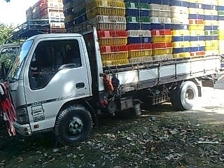 รถบรรทุกIsuzu nkr130ยาว4.30ม. รถปี50สวยพร้อมใช้ ติดต่อ080-1405528