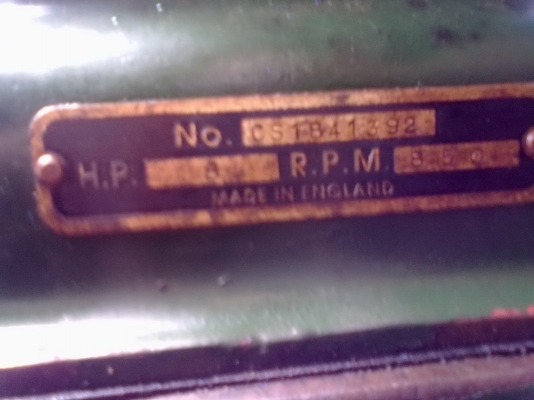 ขายเครื่องสูบนํ้า ยี่ห้อ ลิสเตอร์    lister  8เเรงม้า