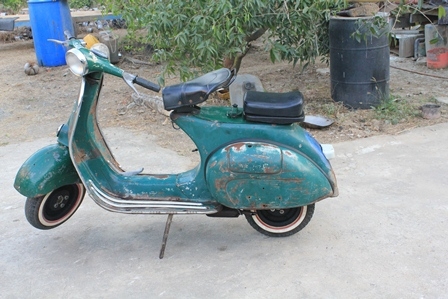 ขาย Vespa บล็อกอิตาลี งานเดิม สีเดิม แห้งๆ ราคาเพียง 34500 ฉบับปรับปรุง