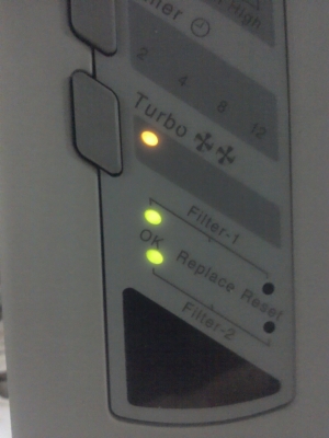 เครื่องฟอกอากาศแอมเวร์ 4500 บาท สภาพสวยพร้อมใช้