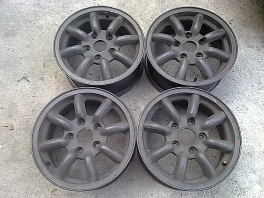 ----- ขาย ----- ล้อกล้วย 14 x 6 x 5 รู 114 ET 38 เก่าญี่ปุ่น