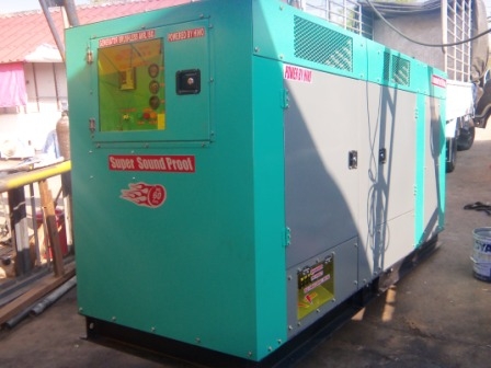 ขายเครื่องปั่นไฟตู้เก็บเสียงประกอบใหม่ 60 KVA.  รับประกัน 6 เดือน