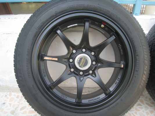 ขายล้อแม็ก ce28n 15"x6.5" 4/100,114 et40 +ยางปี10 (081-3747940)