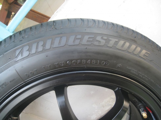 ขายล้อแม็ก ce28n 15"x6.5" 4/100,114 et40 +ยางปี10 (081-3747940)