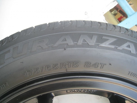 ขายล้อแม็ก ce28n 15"x6.5" 4/100,114 et40 +ยางปี10 (081-3747940)