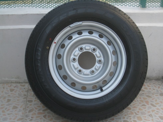 ขายกะทะล้อ isuzu d-max 15" 6/139 +ยางป้ายแดงปี 12(081-3747940)