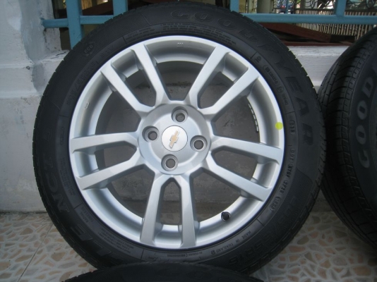 ขายล้อแม็กเดิม chevrolet sonic 16"x6" 4/100 et39 +ยาง(081-3747940)