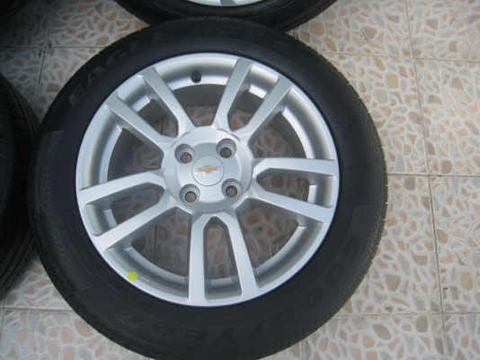 ขายล้อแม็กเดิม chevrolet sonic 16"x6" 4/100 et39 +ยาง(081-3747940)