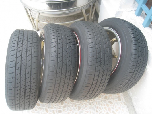 ขายล้อแม็ก CE28N 15"x7" 4/100 +ยางปี 09 (081-3747940)