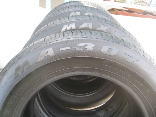 ขายยาง MAXXIS MA-307 165/70R14 ปี 10 (1ชุด) (081-3747940)