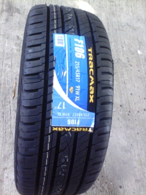 ขายยาง 215 45 17 TRACMAX  F 106  เส้นละ 2,100 บาท ยางใหม่ ครับ  .....