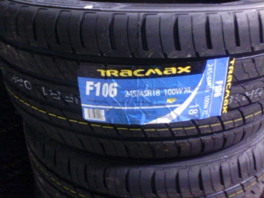 ยาง 245 45 18 TRACMAX F 106 ราคาเพียง 3,200 บาท