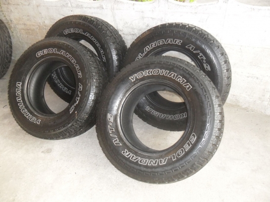 ยาง YOKOHAMA 265/70R16 ปี08 สวยๆ 4 เส้น ราคา 2700 บาท ยาง YOKOHAMA 265/70R16 ปี08 สวยๆ 4 เส้น ราคา 2700 บาท