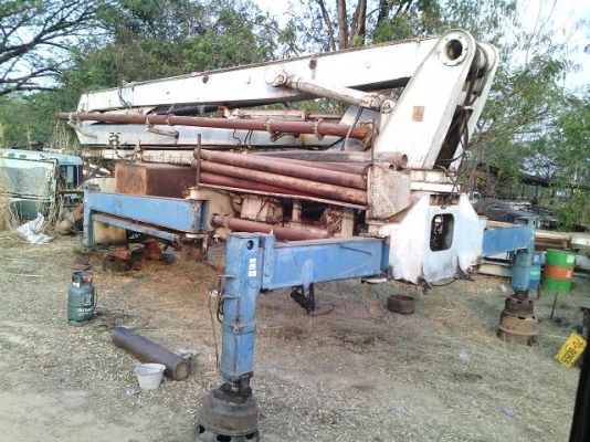 เครื่องปัมป์คอนกรีต ชู๊ตคอนกรีต ติดตั้งหลังรถบรรทุกสูง 22 เมตร อุปกรณ์ครบ สภาพดี ราคาไม่แพง คุ้มค่า