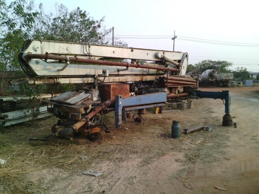 เครื่องปัมป์คอนกรีต ชู๊ตคอนกรีต ติดตั้งหลังรถบรรทุกสูง 22 เมตร อุปกรณ์ครบ สภาพดี ราคาไม่แพง คุ้มค่า