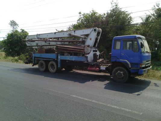 เครื่องปัมป์คอนกรีต ชู๊ตคอนกรีต ติดตั้งหลังรถบรรทุกสูง 22 เมตร อุปกรณ์ครบ สภาพดี ราคาไม่แพง คุ้มค่า