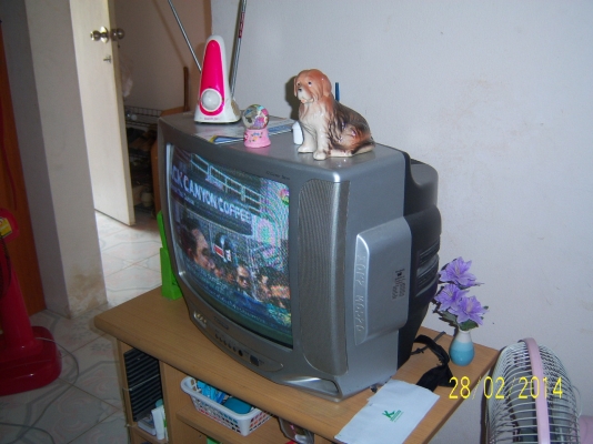 โทรทัศน์สี 20นิ้ว ซัมซุง ใช้การได้ปกติ พร้อมรีโมท(800)