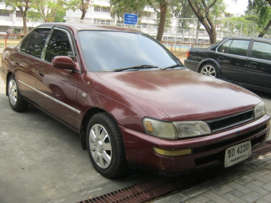 ขายTOYOTA COROLLAสามห่วงปี94หัวฉีดเกียร์ออโตใช้แก๊ส/น้ำมัน49000