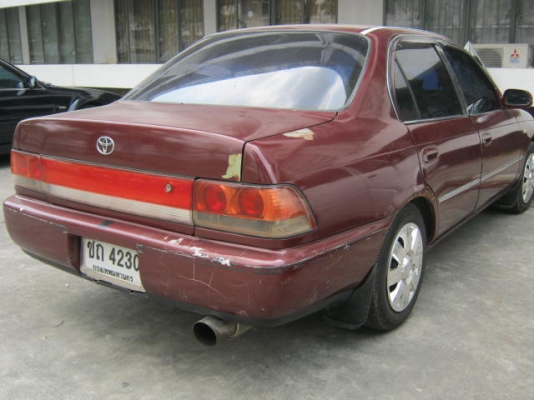 ขายTOYOTA COROLLAสามห่วงปี94หัวฉีดเกียร์ออโตใช้แก๊ส/น้ำมัน49000 ขายTOYOTA COROLLAสามห่วงปี94หัวฉีดเกียร์ออโตใช้แก๊ส/น้ำมัน49000