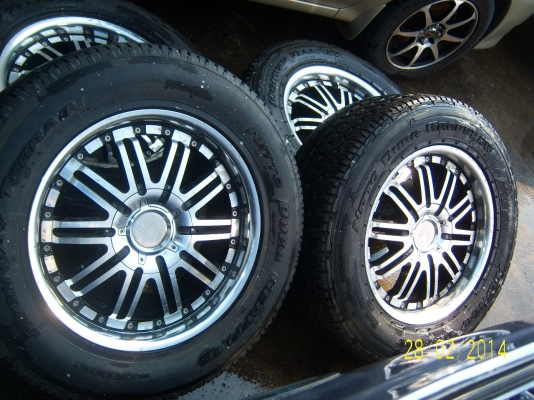 แม็ก Lenso ขอบ 18 x 8.5 6รู แถมยาง Nitto 265 60 18
