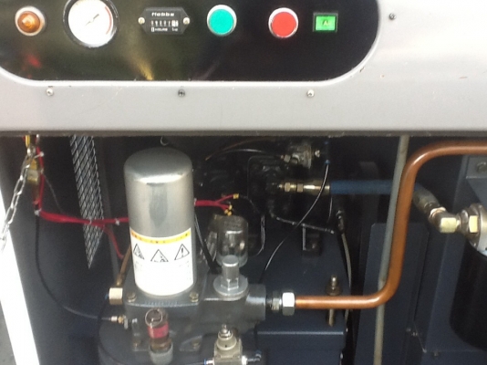 ปั๊มลมแบบสกรูAIRMAN SAS 11 SD 15Hp เก่าญี่ปุ่น ปี 2006