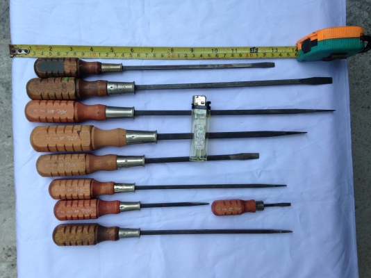 ไขควงด้ามไม้ vintage mac tool made in usa